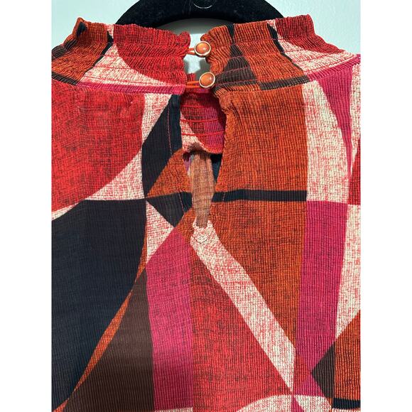 The Odells Nicole Trumpet-Sleeve Blouse Size Small - Picture 5 of 7